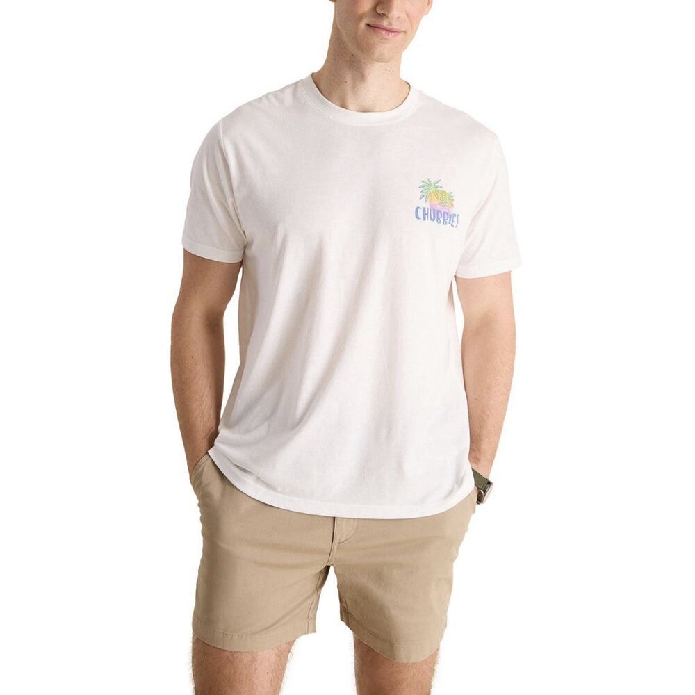 NWT Chubbies Men's Captain's License White Graphic TShirt Boat Vacation - Picture 3 of 14